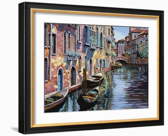 Venezia in Rosa-Guido Borelli-Framed Giclee Print