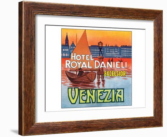 Venezia-null-Framed Art Print