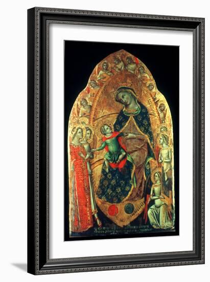 Veneziano: St. Catherine-Lorenzo Veneziano-Framed Giclee Print