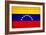 Venezuela Flag Design with Wood Patterning - Flags of the World Series-Philippe Hugonnard-Framed Art Print