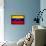 Venezuela Flag Design with Wood Patterning - Flags of the World Series-Philippe Hugonnard-Framed Stretched Canvas displayed on a wall