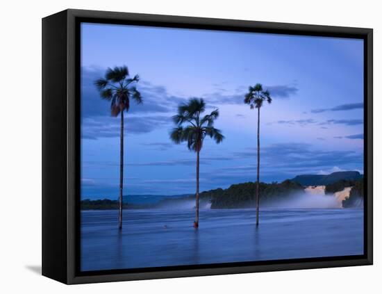 Venezuela, Guayana, Canaima National Park, Canaima Lagoon, Hacha Falls-Jane Sweeney-Framed Premier Image Canvas