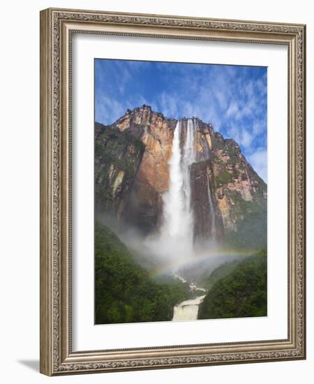 Venezuela, Guayana, Canaima National Park, View of Angel Falls from Mirador Laime-Jane Sweeney-Framed Photographic Print