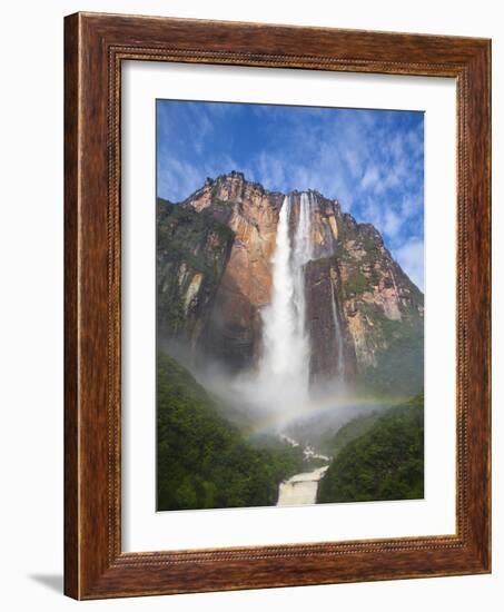 Venezuela, Guayana, Canaima National Park, View of Angel Falls from Mirador Laime-Jane Sweeney-Framed Photographic Print