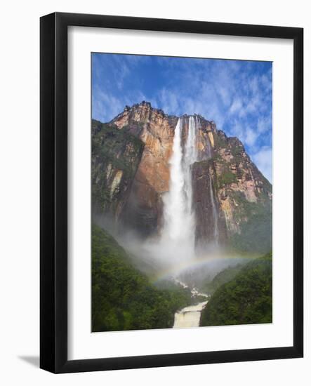 Venezuela, Guayana, Canaima National Park, View of Angel Falls from Mirador Laime-Jane Sweeney-Framed Photographic Print