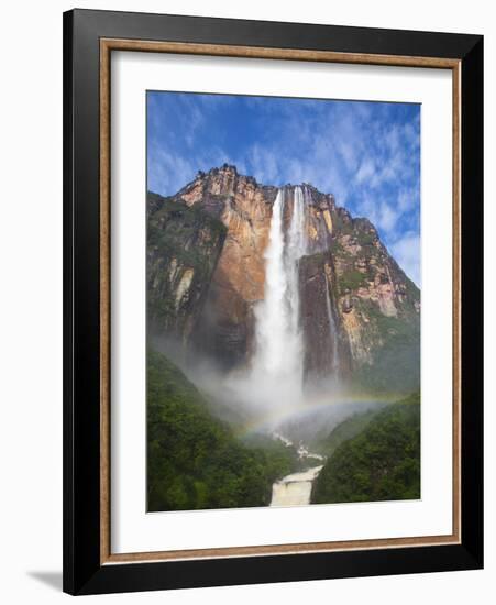 Venezuela, Guayana, Canaima National Park, View of Angel Falls from Mirador Laime-Jane Sweeney-Framed Photographic Print