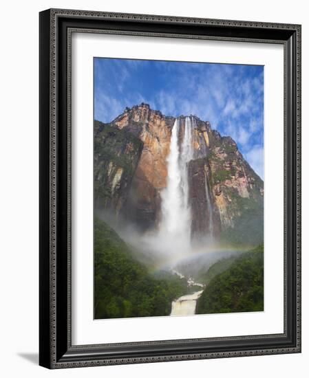 Venezuela, Guayana, Canaima National Park, View of Angel Falls from Mirador Laime-Jane Sweeney-Framed Photographic Print