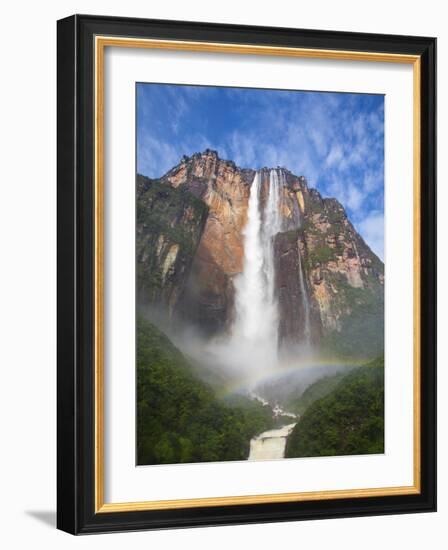 Venezuela, Guayana, Canaima National Park, View of Angel Falls from Mirador Laime-Jane Sweeney-Framed Photographic Print