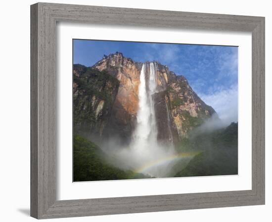 Venezuela, Guayana, Canaima National Park, View of Angel Falls from Mirador Laime-Jane Sweeney-Framed Photographic Print