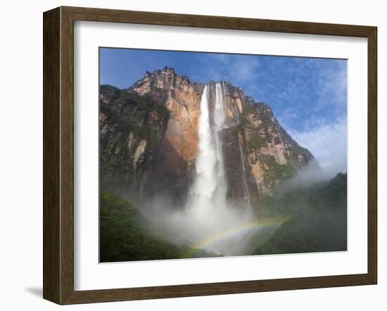 Venezuela, Guayana, Canaima National Park, View of Angel Falls from Mirador Laime-Jane Sweeney-Framed Photographic Print