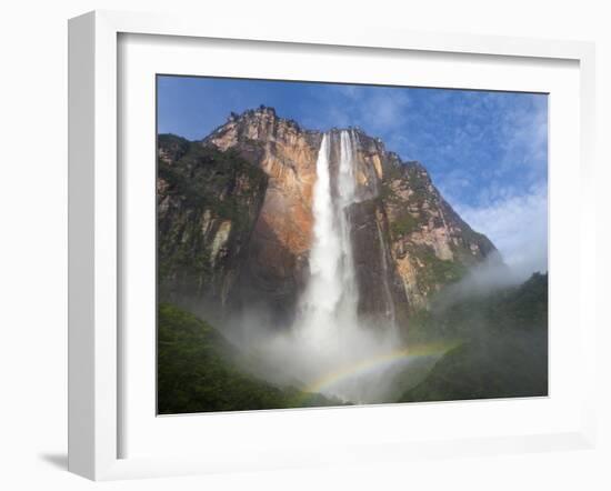 Venezuela, Guayana, Canaima National Park, View of Angel Falls from Mirador Laime-Jane Sweeney-Framed Photographic Print