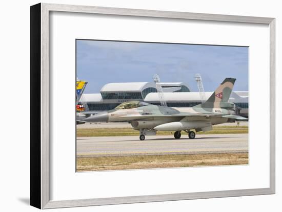 Venezuelan Air Force F-16 at Natal Air Force Base, Brazil-Stocktrek Images-Framed Photographic Print