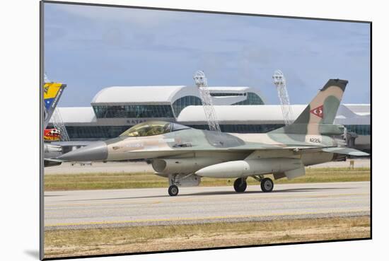 Venezuelan Air Force F-16 at Natal Air Force Base, Brazil-Stocktrek Images-Mounted Photographic Print