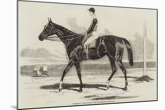 Vengeance, the Winner of the Cesarewitch Stakes, 1856-null-Mounted Giclee Print
