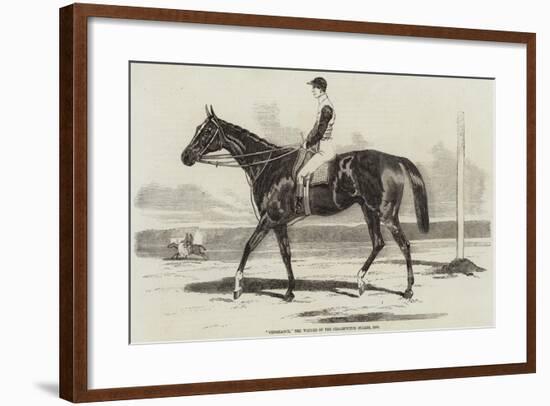 Vengeance, the Winner of the Cesarewitch Stakes, 1856-null-Framed Giclee Print