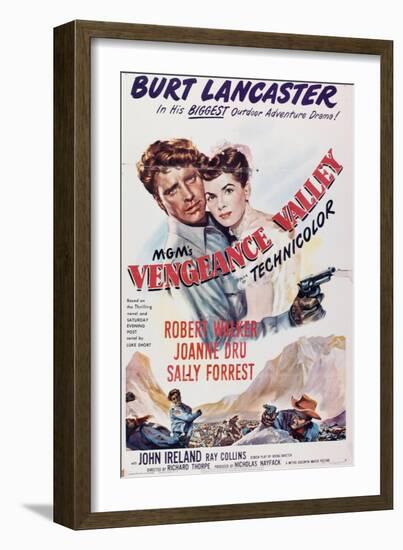 Vengeance Valley, 1951, Directed by Richard Thorpe-null-Framed Giclee Print