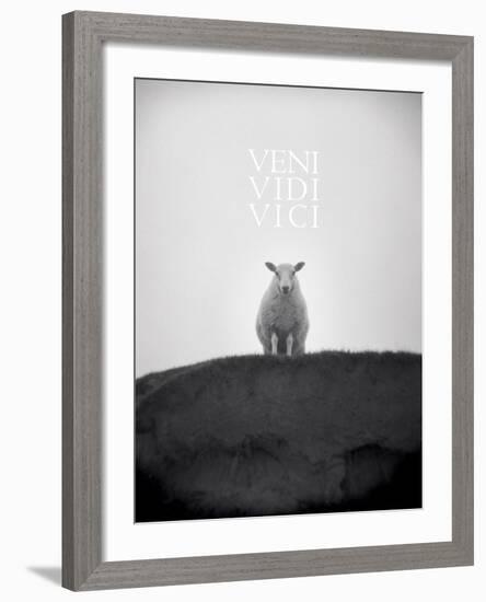 Veni, Vidi, Vici-Lee Frost-Framed Art Print