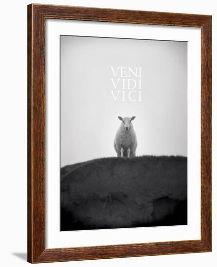 Veni, Vidi, Vici-Lee Frost-Framed Art Print