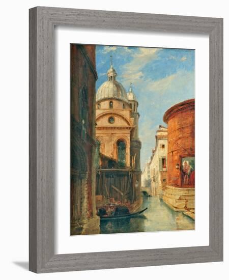 Venice, 1840 (Oil on Canvas)-James Holland-Framed Giclee Print