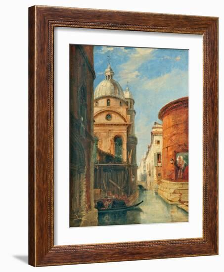 Venice, 1840 (Oil on Canvas)-James Holland-Framed Giclee Print