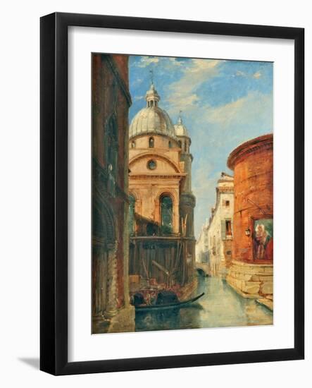 Venice, 1840 (Oil on Canvas)-James Holland-Framed Giclee Print