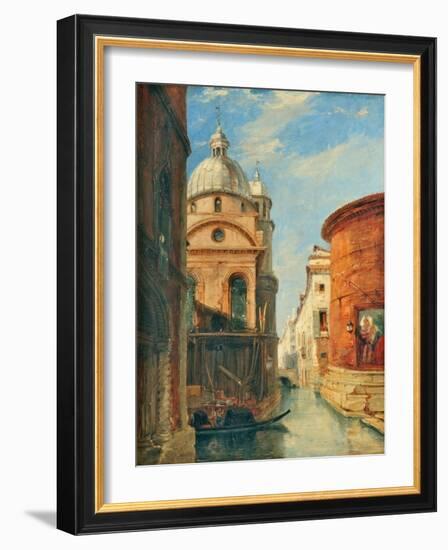 Venice, 1840 (Oil on Canvas)-James Holland-Framed Giclee Print