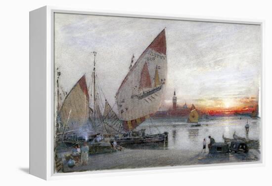 Venice, 1910-Albert Goodwin-Framed Premier Image Canvas