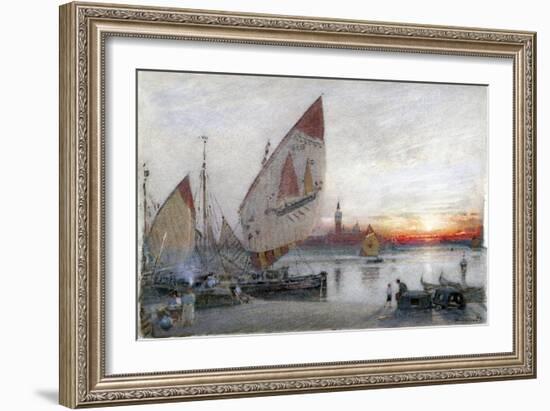 Venice, 1910-Albert Goodwin-Framed Giclee Print