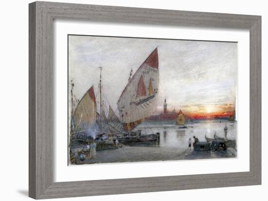 Venice, 1910-Albert Goodwin-Framed Giclee Print