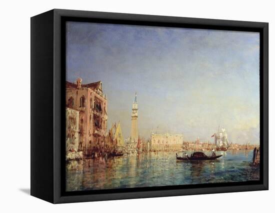 Venice, 19th Century-Felix Francois Georges Philibert Ziem-Framed Premier Image Canvas