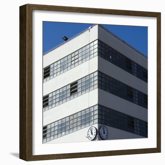 Venice Architectural Detail. Autorimessa Garage Communale Asm Built 1934-Mike Burton-Framed Photographic Print