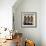 Venice - Architectural Detail of Ogee Windows with Shutters and Balconies-Mike Burton-Framed Photographic Print displayed on a wall