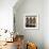 Venice - Architectural Detail of Ogee Windows with Shutters and Balconies-Mike Burton-Framed Photographic Print displayed on a wall