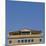 Venice Architectural Detail. Top of Square Building with Tiled Roof and Roof Terrace-Mike Burton-Mounted Photographic Print