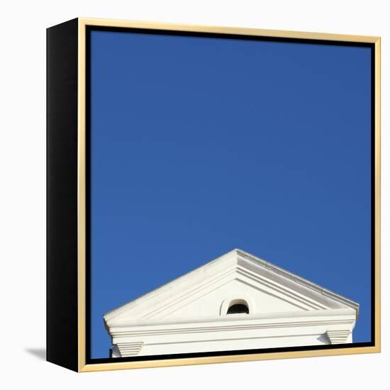 Venice Architectural Detail. Waterfront Castello-Mike Burton-Framed Premier Image Canvas