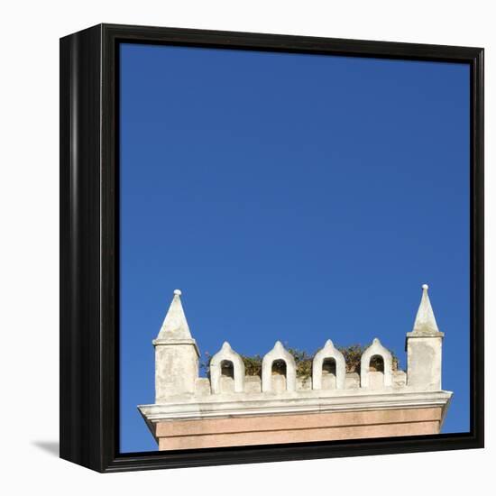 Venice Architectural Detail. Waterfront, Castello-Mike Burton-Framed Premier Image Canvas