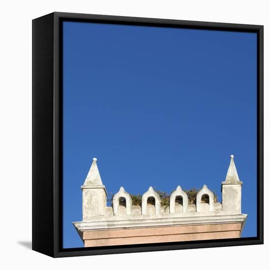 Venice Architectural Detail. Waterfront, Castello-Mike Burton-Framed Premier Image Canvas