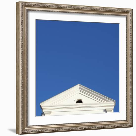 Venice Architectural Detail. Waterfront Castello-Mike Burton-Framed Photographic Print