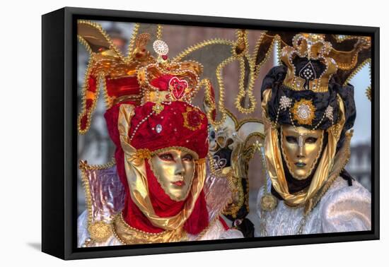 Venice at Carnival Time, Italy-Darrell Gulin-Framed Premier Image Canvas