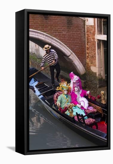 Venice at Carnival Time, Italy-Darrell Gulin-Framed Premier Image Canvas