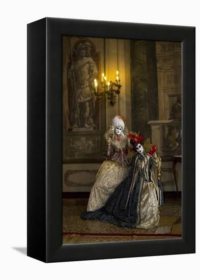 Venice at Carnival Time, Italy-Darrell Gulin-Framed Premier Image Canvas