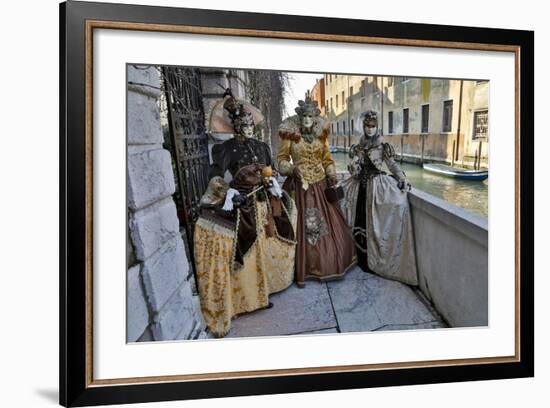 Venice at Carnival Time, Italy-Darrell Gulin-Framed Photographic Print