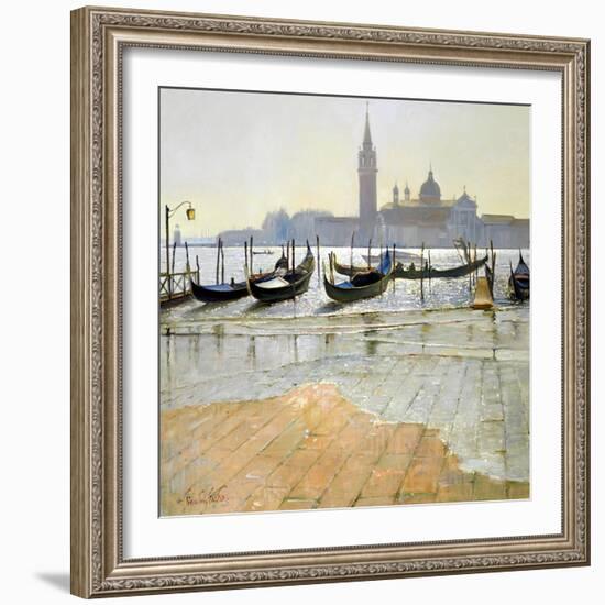 Venice at Dawn-Timothy Easton-Framed Giclee Print