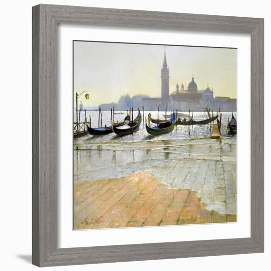 Venice at Dawn-Timothy Easton-Framed Giclee Print