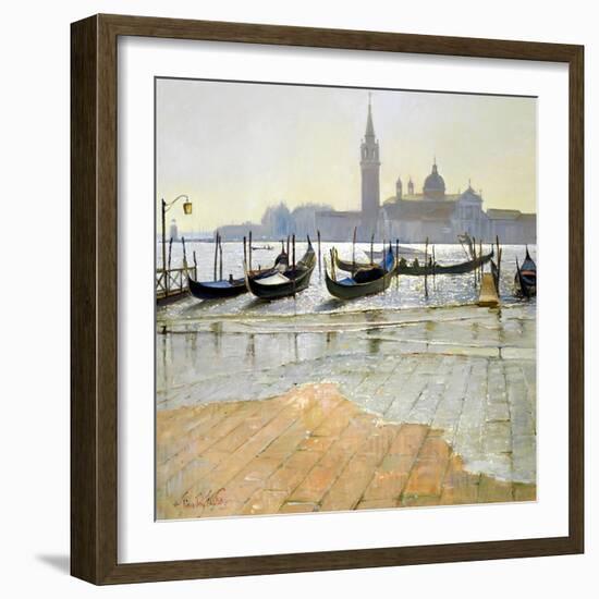 Venice at Dawn-Timothy Easton-Framed Giclee Print