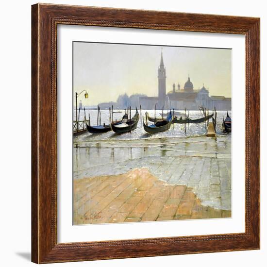 Venice at Dawn-Timothy Easton-Framed Giclee Print