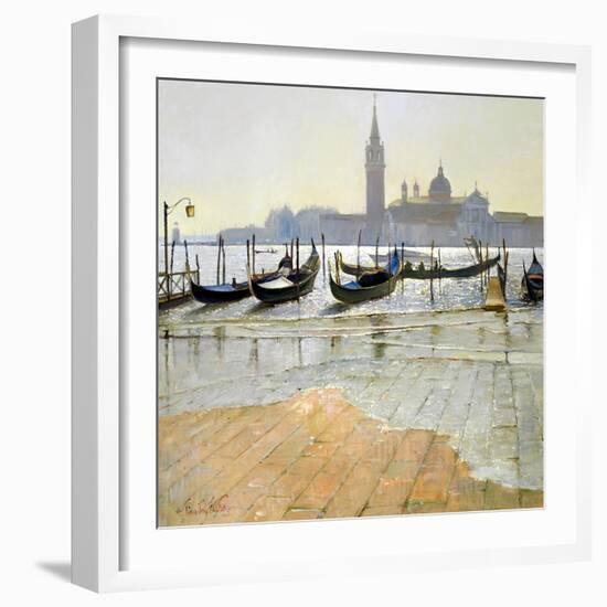 Venice at Dawn-Timothy Easton-Framed Giclee Print