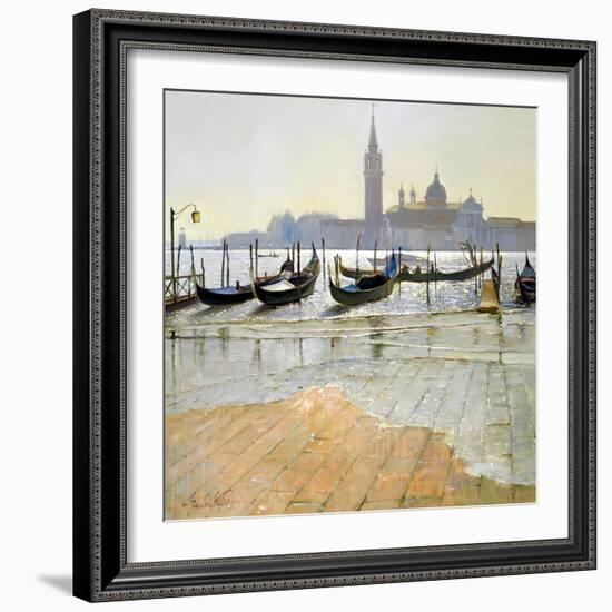 Venice at Dawn-Timothy Easton-Framed Giclee Print