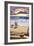 Venice Beach, California - Sunset Beach Scene-Lantern Press-Framed Art Print