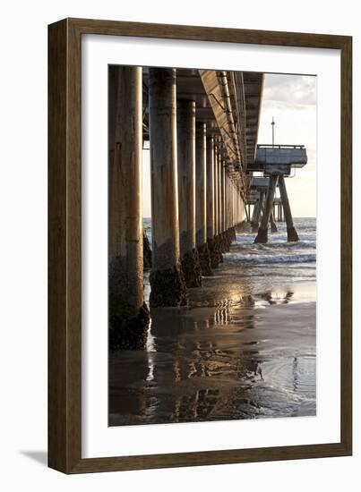 Venice Beach Pier-Lori Hutchison-Framed Photographic Print